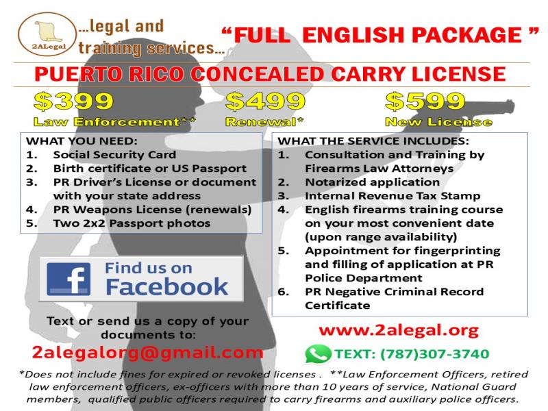 PUERTO RICO CONCEALED CARRY LICENSE Image